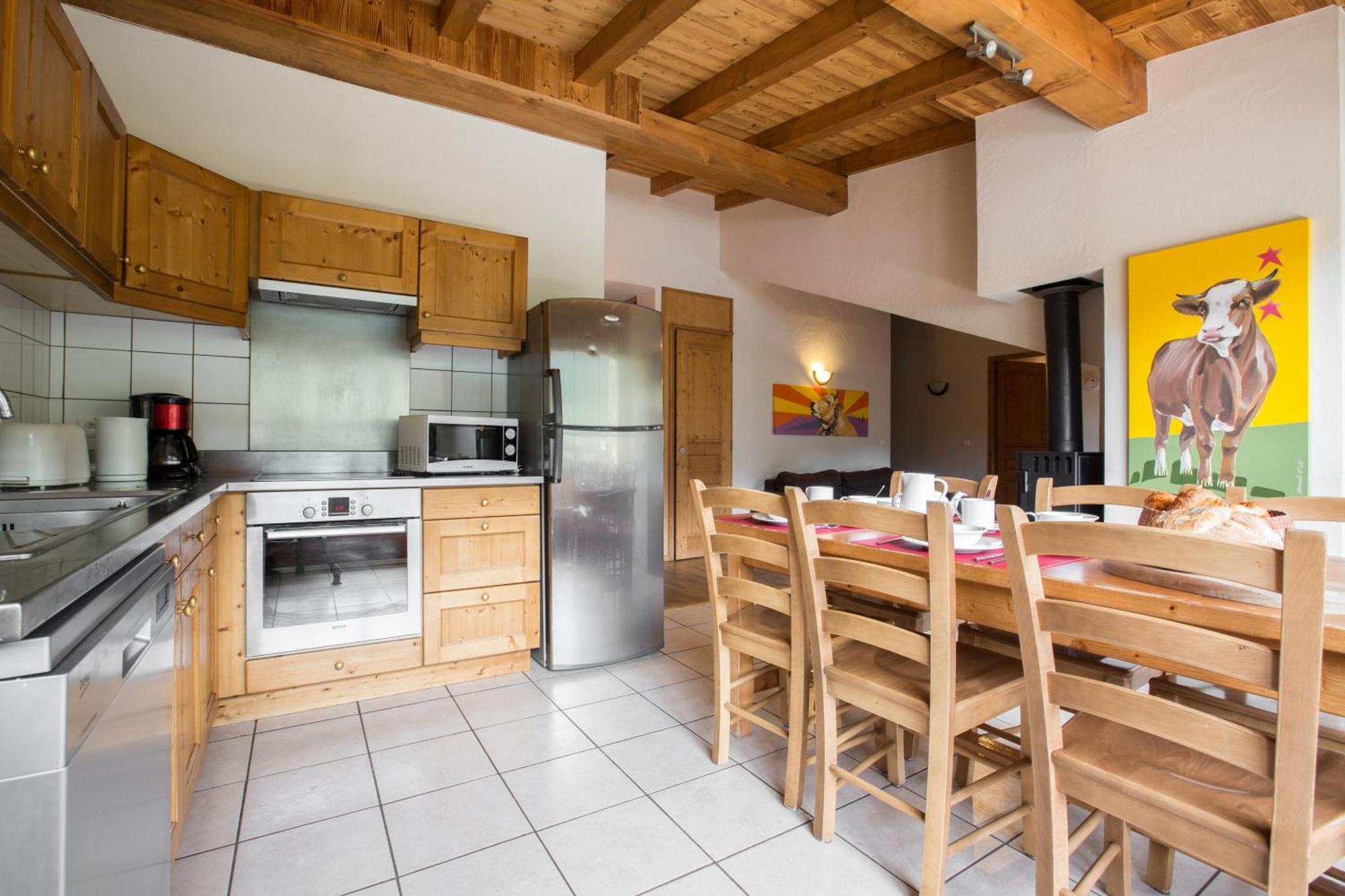 Residence La Chaumiere Les Gets Rum bild