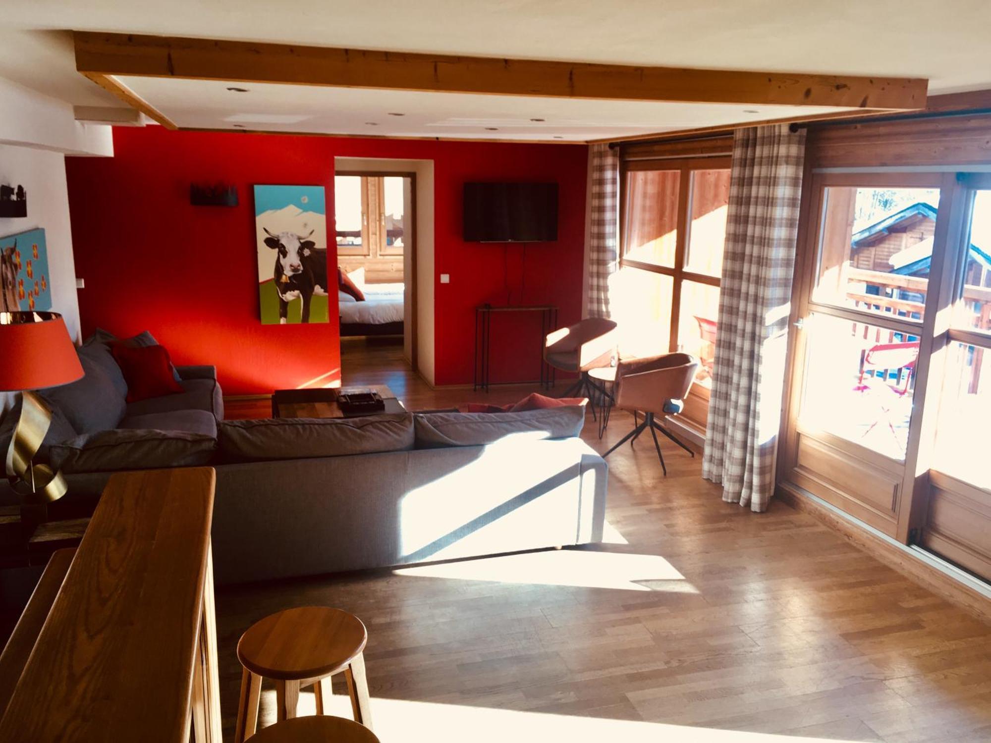 Residence La Chaumiere Les Gets Rum bild
